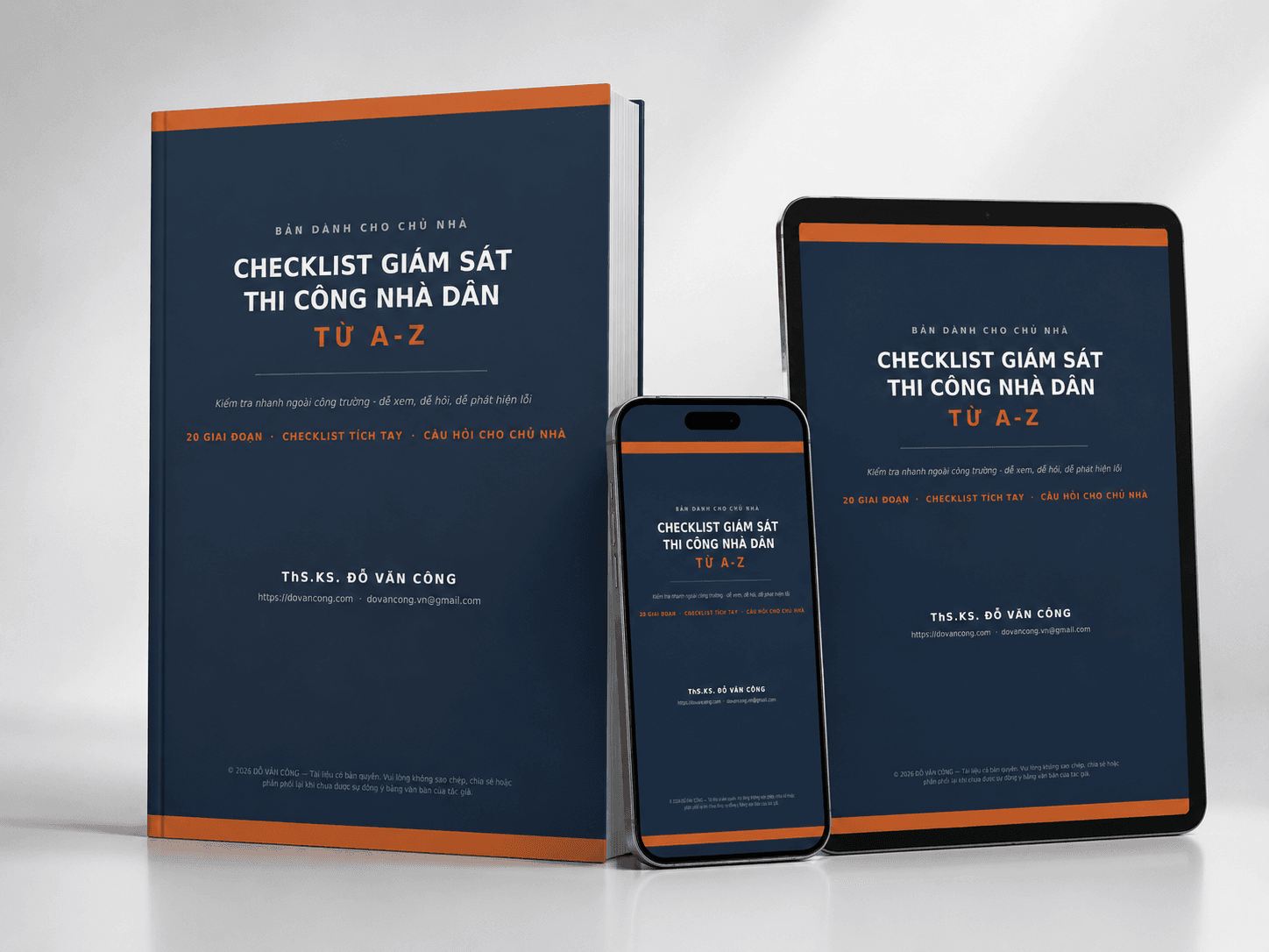 Checklist Giám Sát Thi Công Nhà Dân Từ A–Z — bản dành cho chủ nhà