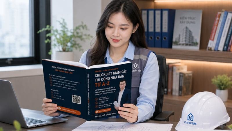 Bản Cẩm Nang Nghề — Checklist Giám Sát Thi Công Nhà Dân Từ A-Z (cho Kỹ sư)
